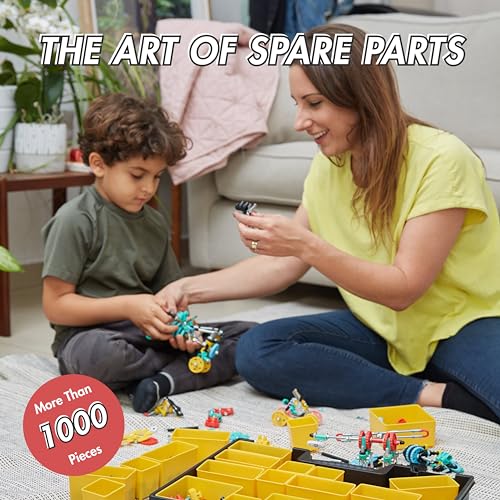 The Off Bits Educational STEM Toys for 6+: Robot Toy Building Sets, 3-in-1 Engineering Kit for Boys and Girls, Build Your Own STEM Building Toys with Endless Possibilities (Family Kit) - style: Family Kit
