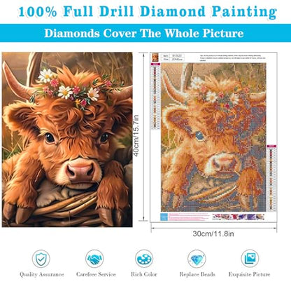 2 Pack Diamond Art Kits for Adults Animals Diamond Painting kit 12x16in - color: 2 Pack Animals, size: 11.8 x 15.7 inches