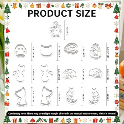 13 Pcs Black Cat Halloween Polymer Clay Cutters Set - Spooky Cat Silhouette & Imprint Cutters for Polymer Clay Jewelry Making, Gift for Cat Lovers, Friends & Family - color: Black cat-2026