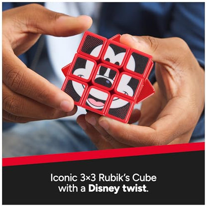 Rubik’s Cube Mickey Mouse Disney Cuber, Problem-Solving Challenging Brain Teaser Collectible Fidget Toy for Puzzle Lovers & Disney Fans Ages 8 and up - color: Disney Mickey Mouse, size: 1