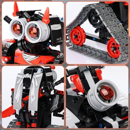 MagicKidz Robot Building Kits for Kids - STEM Birthday Gifts for 6 7 8 9 10 11 12+ Year Old Boys - 3 in 1 Robotics Toy with APP & Remote Control Coding, Educational DIY Science Project