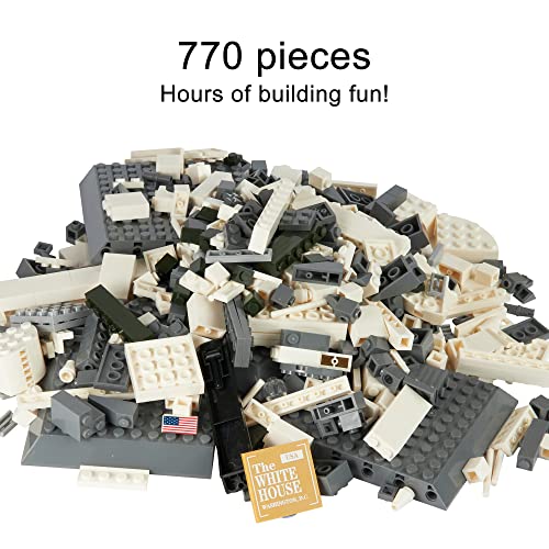 White House Building Block Set - 770 Pieces, Washington D.C. President