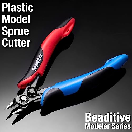 Beaditive Precision Flush Cutter for Plastic Model - Plastic Sprue Cutter - Gunpla, Gundam Model, Scale Model Building