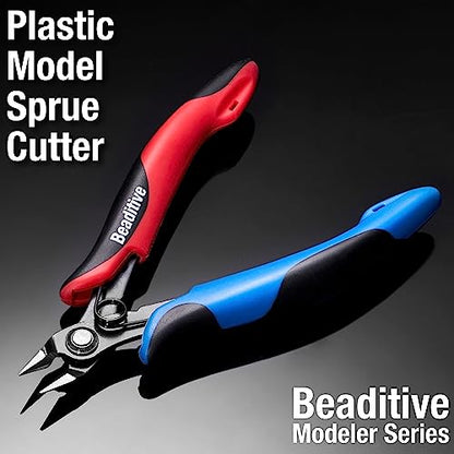 Beaditive Precision Flush Cutter for Plastic Model - Plastic Sprue Cutter - Gunpla, Gundam Model, Scale Model Building