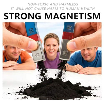 GOODTAKE Iron Filings, Iron Shavings, Iron Powder, Magnetic Powder, Iron Oxide Powder, Metal Shavings, Magnetic Sand Ideal for Science Experiments, Educational Projects Magnetic Studies (8 Ounces) - size: 8 Ounces