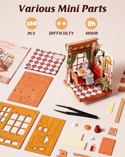 Rolife Restaurant DIY Miniature House Kit - color: Elysees Bistro