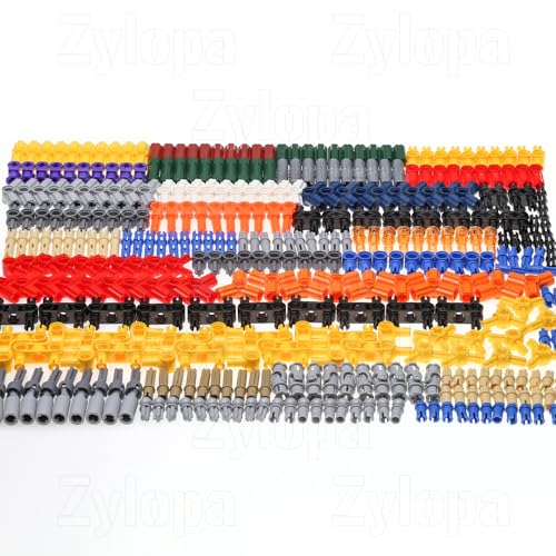370 Pcs Technic-parts Pin Set Wheels-Axles-Pneumatic-ball and socket jonts