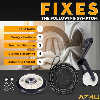 Dryer Repair Kit Replaces For Amana NED4600YQ1 NED4655EW1 4GNED4600YQ1 - size: Full Sets