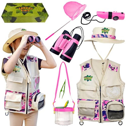 Kidz@Play Complete Pink Safari Bug Hunting Kit - color: Pink