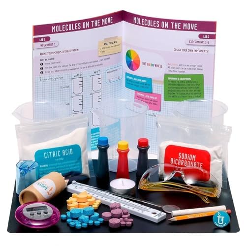Yellow Scope Chemistry Kit, Science Experiment for Girls & Boys, STEM Activities for Kids Ages 8-12, Beakers & Bubbles Foundation Chem Set - style: Foundation Chemistry Kit