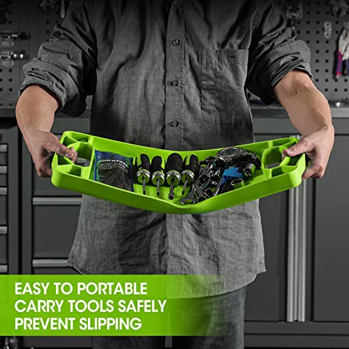 DURATECH 3PC Flexible Tool Tray, Silicone Tool Holder for Mechanics Storage