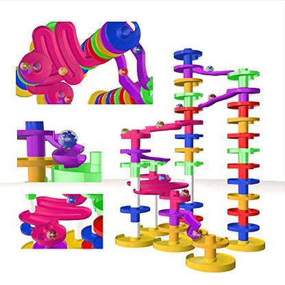 WEofferwhatYOUwant Super Ball Drop Tower - Safe Large Balls Long Ramps 10M+ - style: Super Ball Drop