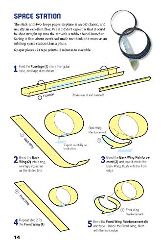 Instant Paper Airplanes Kit: 12 Pop-out Airplanes You Tape Together and Fly in Minutes! [12 precut pop-out airplanes; slingshot launcher, tape & full-color book]
