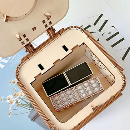 GuDoQi 3D Wooden Puzzle, Treasure Box with Music, Mechanical Model Kit to Build for Teens and Adults, DIY Assembly Kit, Gifts for Birthdays Christmas