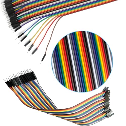 Solderless Breadboard Kit, 4 Boards with 120 Flexible Jumper Wires