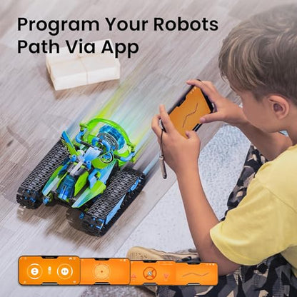 Sillbird Robot Car Building Kit with Remote Control STEM Gift for Boys 8-14
