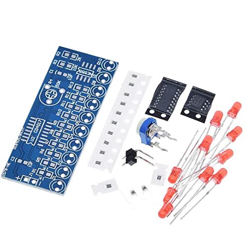 3 Sets of Flowing LED Kit NE555 + CD4017 Flowing Water Lamp Module LED Light DIY Kit Electronic Production Suite(Soldering Required)