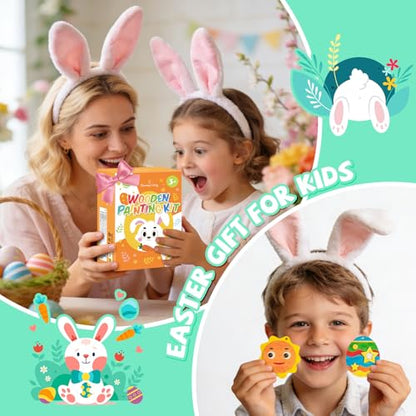 15pcs DIY Wooden Magnets - Eleanore's Diary Kids Arts & Crafts Painting Kit