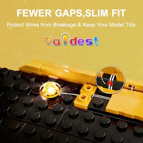 Vaodest Led Light for Lego 77072 Fortress Peely Bone Set,Design and Configuration Compatible with Model 77072(Led Light Only, Not Building Block Kit) - style: 77072 Peely Bone Set
