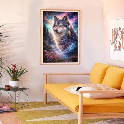 HITO Wolf Diamond Painting Kits for Adults Wolf Diamond Art Kits for Adults - color: G9464