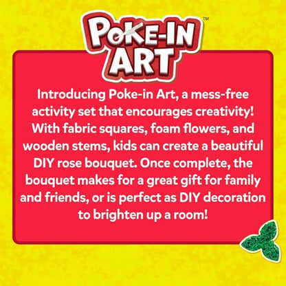 Skillmatics Poke-in Art – Rose Bouquet, Wood Craft Kit, Gift for Kids - style: 8. Rose Bouquet