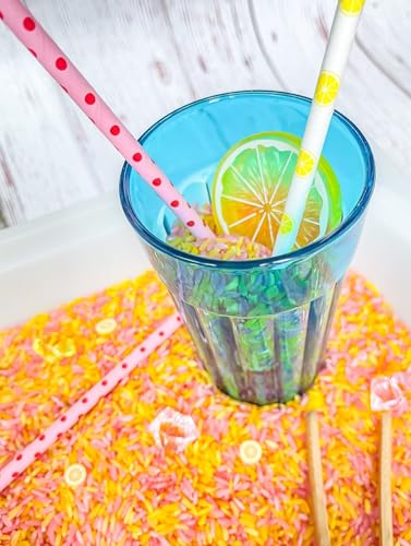 Kids Sensory Bins Montessori Sensory bin, Sensory Toys, Sensory Bins, Sensory Bin for Preschoolers (Lemonade)