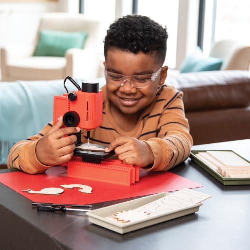 PLAYMAKE 4 in 1 Creative Workshop Safe for Children 5+ for Wood & Cardboard