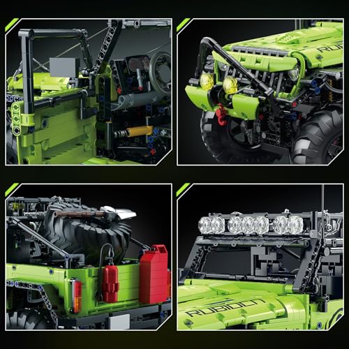 RC Off-Road Vehicle Build kit 1:8 Model Car Building Block Set - color: Style2