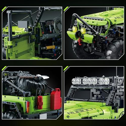 RC Off-Road Vehicle Build kit 1:8 Model Car Building Block Set - color: Style2