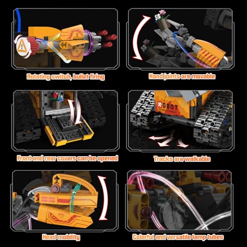 STEM Robot Building Kit for Kids – 5-in-1 Remote & App-Controlled Wall Robotics Set, Engineering Coding Robot Toys, Birthday Gifts for Boys & Girls Ages 6-12+ (673 PCS)