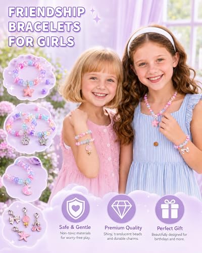 STACTCUTE Bracelet Maker Machine for Girls 6-12(Purple) - color: Purple