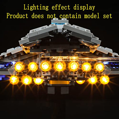 GEAMENT LED Light Kit Compatible with LEGO Executor Super Star Destroyer - for 75356 Model Set (Model Set Not Included)