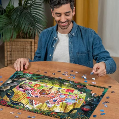 Ravensburger Dean Macadam Hansel and Gretel Beware! 1000 Piece Jigsaw Puzzle for Adults - 12000415 - Handcrafted Tooling, Made in Germany, Every Piece Fits Together Perfectly - style: Hansel and Gretel Beware!
