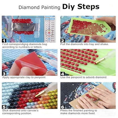 TOPCLTV Animal Diamond Art Kits for Adults,5D Leopard Diamond Painting Kits - color: HS003-1