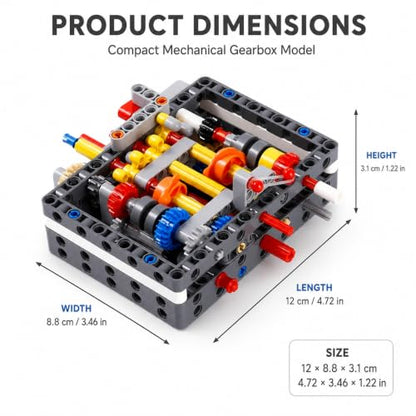 MOC-50877 Gearbox 8+N+R Sequential Transmission Model