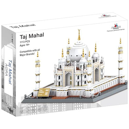 Taj Mahal Building Block Set, 1,113 Pieces, India's Monument of Love - style: Taj Mahal