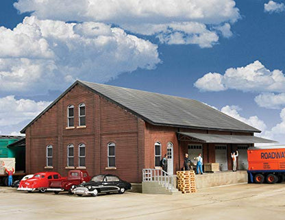 Walthers Cornerstone Series Kit HO Scale Freight House Kit - style: Brick Freight House