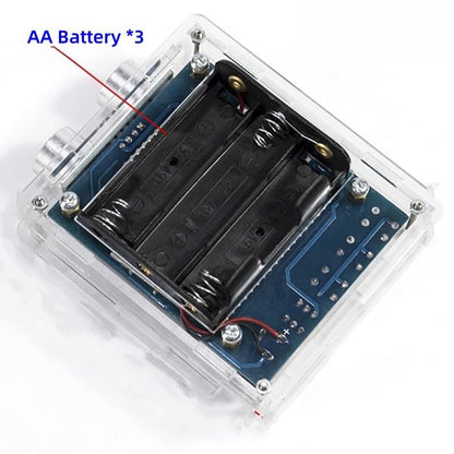 DIY Ultrasonic Range Meter Soldering Practice kit, Complete Soldering Project kit with Components, PCB & Enclosure, Perfect for Electronics Enthusiasts & Beginners