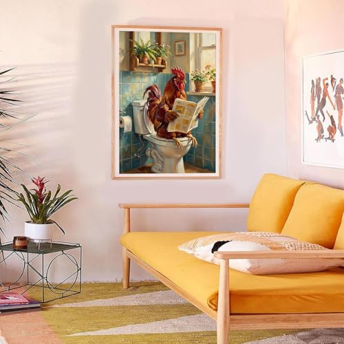 Chicken Diamond Painting Kits for Adults Chicken Diamond Art Kits 12x16 In - color: G9530