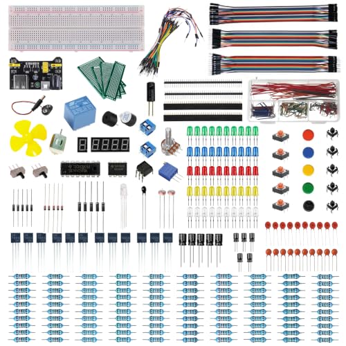 Electronic Components Starter Kit 519 Pcs for Arduino & Raspberry pi - size: Arduino starter kit -519pcs