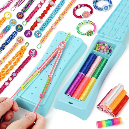 Friendship Bracelet Making Kit for Girls - Arts Crafts for Kids String - color: Friendship Bracelet Making Kit