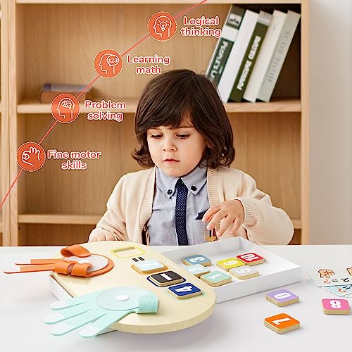 TOP BRIGHT Educational Learning Number Toy, Finger Counting Math Toys
