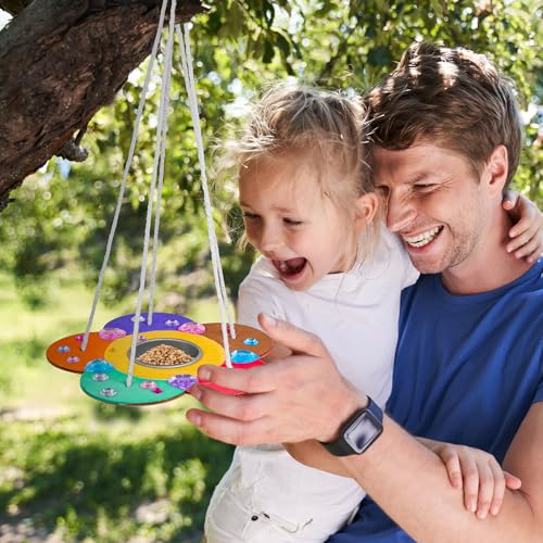 DIY Wooden Bird Feeders Craft Kits, Arts & Craft Outdoor Toys for Kids 4-12
