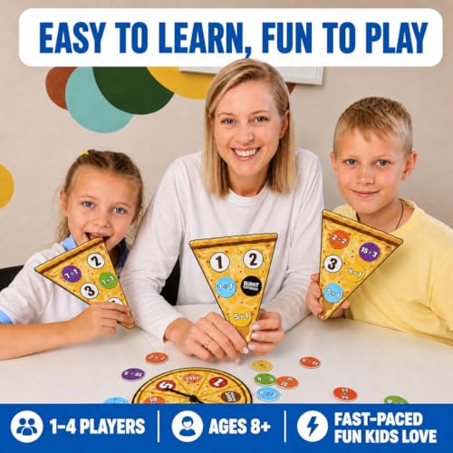 Matheroni Pepperoni Math Games for Kids 8-12, Multiplication and Division - size: Multiplication & Division