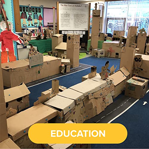 Makedo Invent | Safe Cardboard Construction Tool Kit for Kids, 360 Pieces