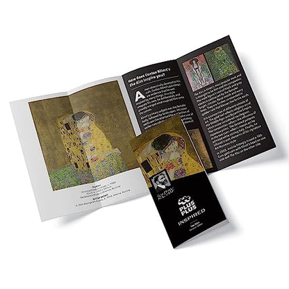 PLUS PLUS Inspired, Klimt The Kiss- Art History Building Set 350 pc - color: Klimt, the Kiss