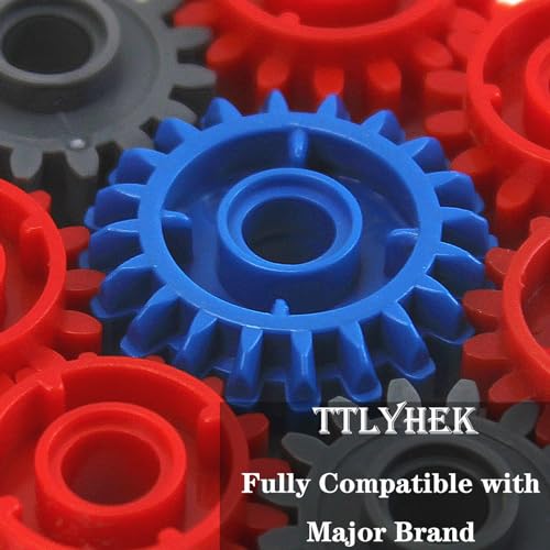 720Pcs Technical Cars Gears Cross Axles Technical Parts Accessories Wheels Connectors Pieces Sets Chain Link Pins Joints Building Block Bricks Shock Absorber MOC Technical Lots Pack Bulk Toys