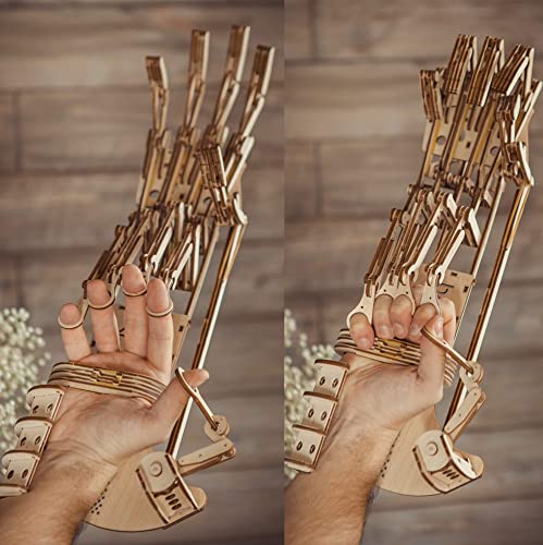Wood Trick Robot Hand 3D Wooden Puzzles for Adults to Build