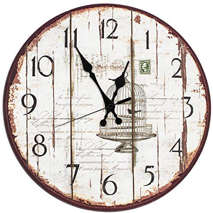 Hicarer Clock Motor Movement Wall Clock Movement Mechanism DIY Repair Parts Replacement with 3 Different Pairs of Hands (1.2 Inch Shaft, Black Red) - size: 1.20 Inch Shaft