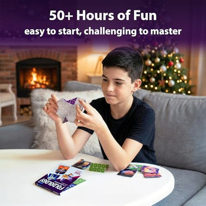 FOLDOLOGY - The Origami Puzzle Game! Brain Teasers for Tweens, Teens & Adults | Travel Game, STEM Toy | Fold the Paper, Complete the Picture | 100 Puzzles | Gift for Ages 10+ - size: 6x6 inches